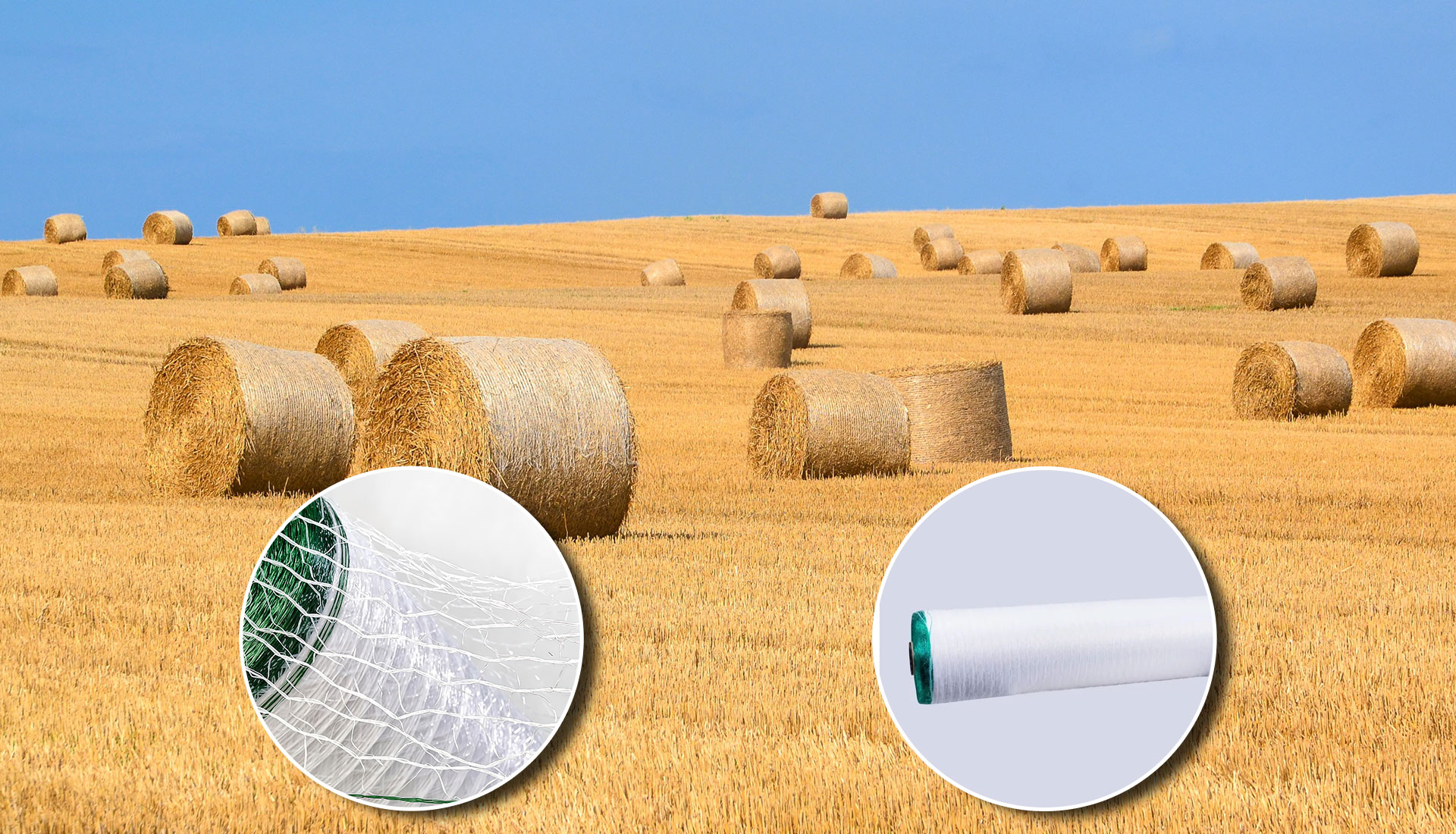 Сетка для сена, соломы, сенажа